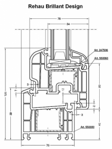 PVC joinery  - Brilant